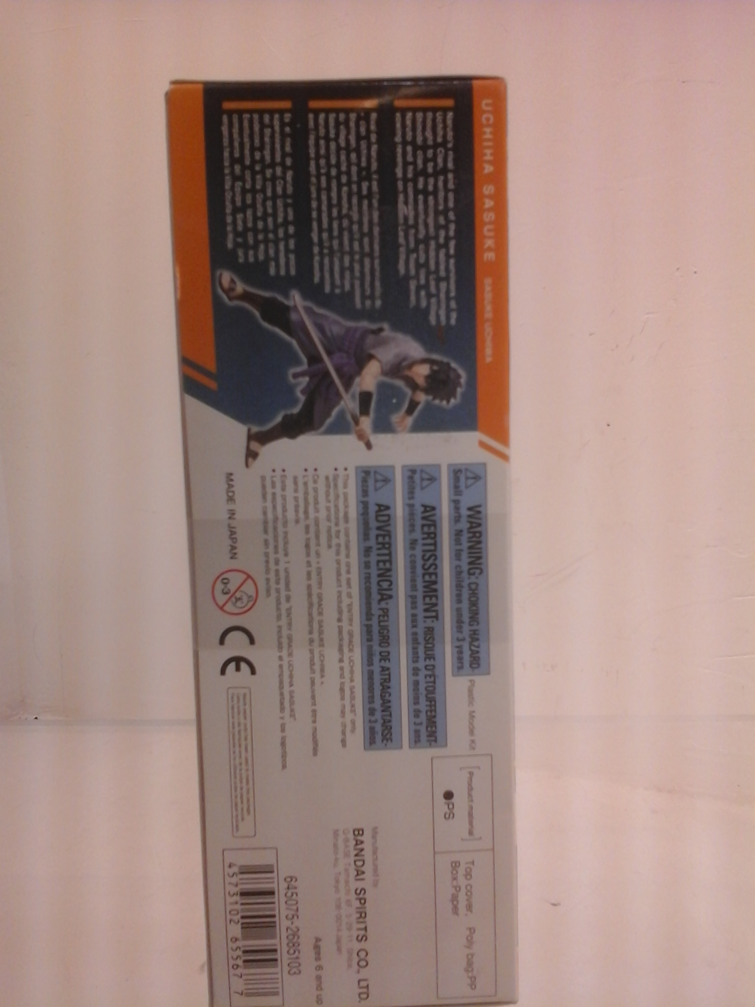 Figurine NARUTO SHIPPUDEN-UCHIHA SASUKE ,Model kit BANDAI NAMCO, GRADE 6+, 33 pieces-neuf Comme neuf - Vue 5 - 